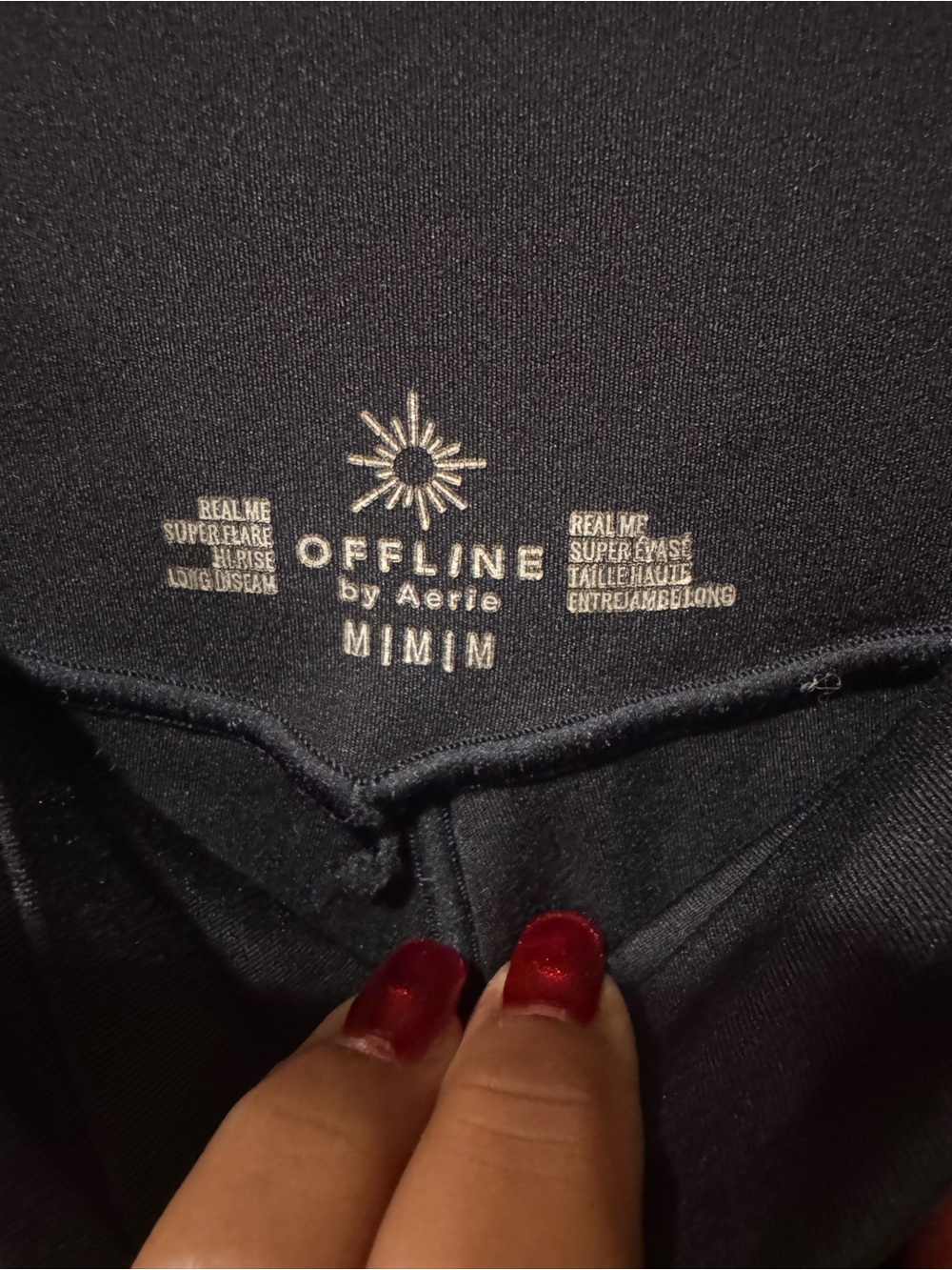 aerie Black High-Waisted Flare Yoga Pants Size M - Picture 5 of 8